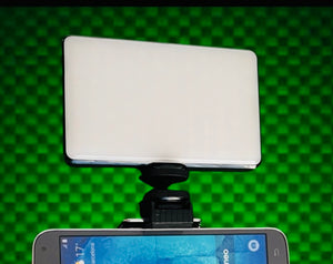 120 L.E.D Self Take Video Light Cold Shoe Phone Holder Kit.