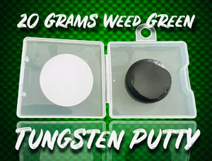 Tungsten Rig Putty. 20g. Weed Green. - FiSH i UK