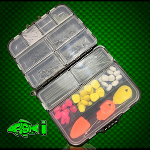 Carp fishing tackle gift Box. Fishing gift for all. Over 220 pieces v1 - FiSH i UK