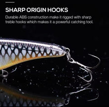 Load image into Gallery viewer, Musky Jerkbait-Slow Sinking-Slider Lure 90mm/105mm Loud Sound Crankbait Jerkbait Lure.