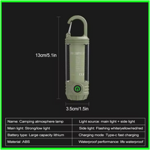 Load image into Gallery viewer, Compact Rechargeable Bivvy Light and Torch.