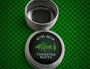 Tungsten Rig Putty. 15g. Weed Green in Storage Tin,