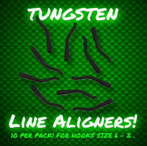 Tungsten Line Aligners.(For Hooks Size 6-2)