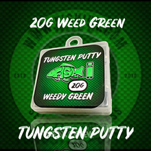 Load image into Gallery viewer, Tungsten Rig Putty. 20g. Weed Green.