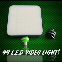 Load image into Gallery viewer, 49 LED SELF TAKE VIDEO LIGHT INC BANKSTICK ADAPTER. - FiSH i UK