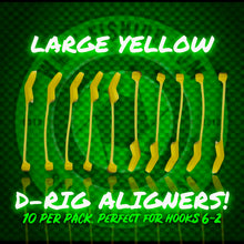 Load image into Gallery viewer, Yellow D-Rig Aligner kickers. Size Large