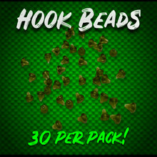 Load image into Gallery viewer, Weed Green Hook Beads. Hook Stops.