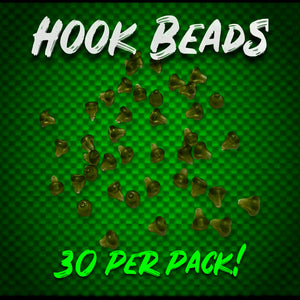 Weed Green Hook Beads. Hook Stops.