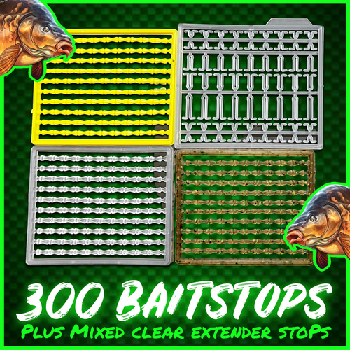 Bait stops. 300 Bait Stops & Extender Mixed Stops