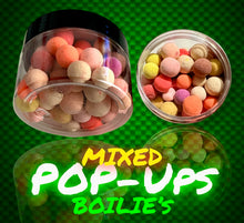 Load image into Gallery viewer, Carp Fishing Pop-Up Boilies – Proven Flavours &amp; Sizes! Maximize your catch with high-buoyancy, fish-attracting boilies. Choose from multiple flavours and two tub sizes. Perfect for all rigs and conditions. Get yours now and catch more carp with ease!