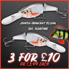 Load image into Gallery viewer, Jointed Shad Rap Crankbait - 15g - 10cm - Various Colours