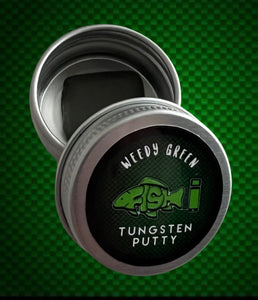 Tungsten Rig Putty. 15g. Weed Green in Storage Tin,