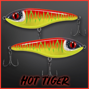 Musky Jerkbait-Slow Sinking-Slider Lure 90mm/105mm Loud Sound Crankbait Jerkbait Lure.