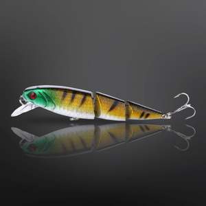 Multi Section Hard Minnow Lure-3D Fish Eyes-15g 10.5cm-Various Colours.