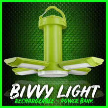 Load image into Gallery viewer, Rechargeable Bivvy Quad Light with power bank option - FiSH i UK