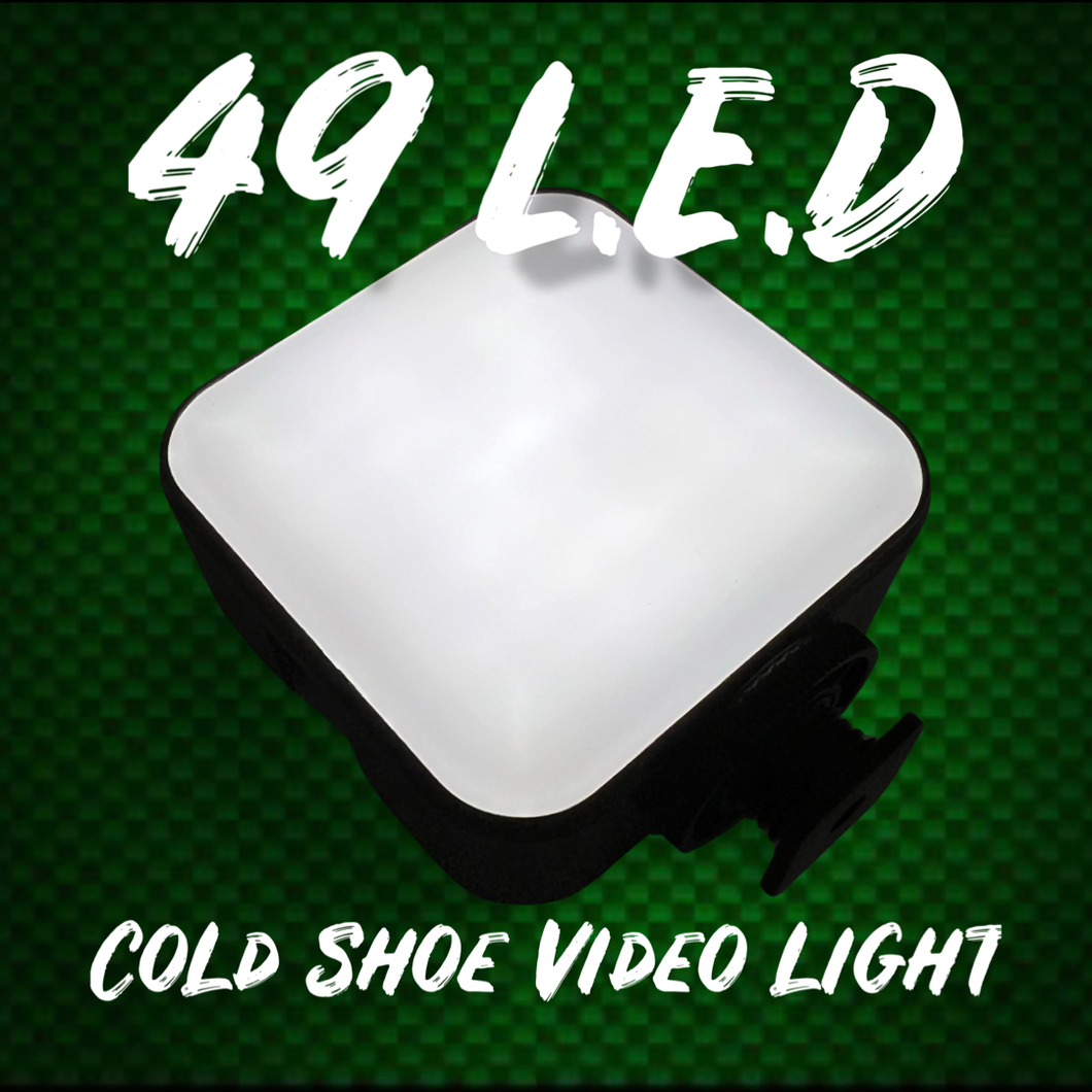 49 L.E.D Video Self Take Light.
(COLD SHOE FITMENT ONLY) - FiSH i UK