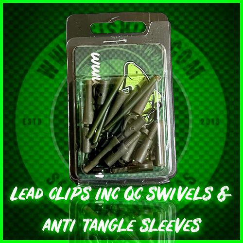 Multi Lead Clips includes Qc Swivels and Anti Tangle Sleeves