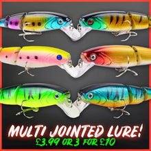 Load image into Gallery viewer, Multi section fishing lures. Best lures for pike. Upper layers. Hard lure. Various. Pike fishing. 