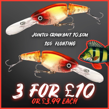 Load image into Gallery viewer, Jointed Shad Rap Crankbait - 15g - 10cm - Various Colours