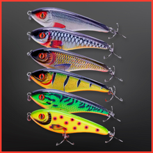 Load image into Gallery viewer, Musky Jerkbait-Slow Sinking-Slider Lure 90mm/105mm Loud Sound Crankbait Jerkbait Lure.