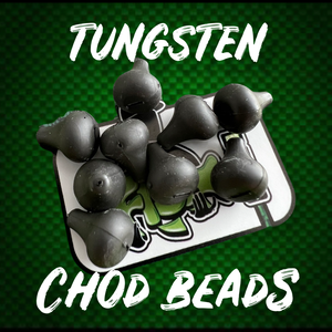 Tungsten chod beads. Swivel beads.size large