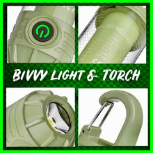 Load image into Gallery viewer, Compact Rechargeable Bivvy Light and Torch.