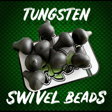 Load image into Gallery viewer, Tungsten swivel chod beads for Carp fishing chod rigs