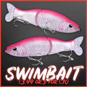 135mm Slow Sinking Swimbait Lure – 30g Multi-Jointed Fishing Bait for Big Pike & Perch – Ultra-Realistic Action for UK Predator Fishing – Perfect for Freshwater Lakes & Rivers – High-Quality Pike Lure in Various Colours