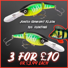 Load image into Gallery viewer, Jointed Shad Rap Crankbait - 15g - 10cm - Various Colours