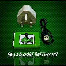 Load image into Gallery viewer, 96 L.E.D Video Light Battery Package.