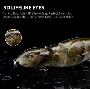 Mini Mouse 63mm/10g Floating  Realistic Mouse Lifelike Lure.