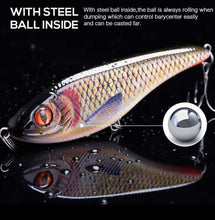 Load image into Gallery viewer, Musky Jerkbait-Slow Sinking-Slider Lure 90mm/105mm Loud Sound Crankbait Jerkbait Lure.