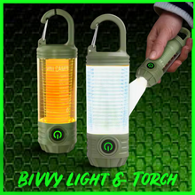 Load image into Gallery viewer, Compact Rechargeable Bivvy Light and Torch.