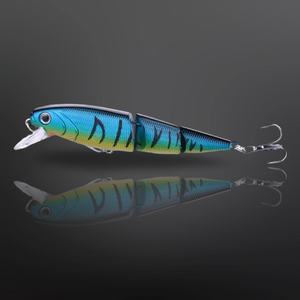 Multi Section Hard Minnow Lure-3D Fish Eyes-15g 10.5cm-Various Colours.