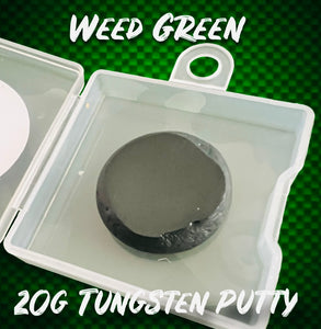 Tungsten Rig Putty. 20g. Weed Green. - FiSH i UK