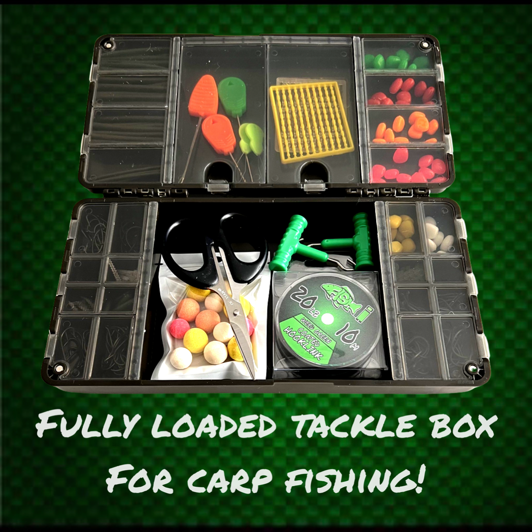 Carp Fishing Tackle Box Set Organizer Sleeves Fishing Gear Full