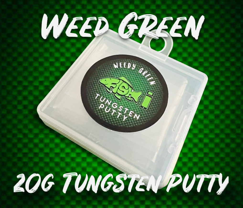 Tungsten Rig Putty. 20g. Weed Green. – FiSH i UK