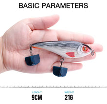 Load image into Gallery viewer, Musky Jerkbait-Slow Sinking-Slider Lure 90mm/105mm Loud Sound Crankbait Jerkbait Lure.