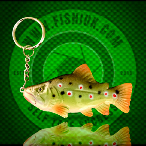 Brown Trout Keyring.