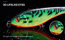 Load image into Gallery viewer, Musky Jerkbait-Slow Sinking-Slider Lure 90mm/105mm Loud Sound Crankbait Jerkbait Lure.