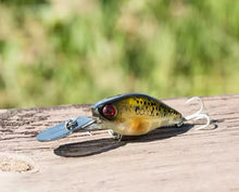 Load image into Gallery viewer, Crankbait / Plug Hard Lure 50mm 5g.Colour Green with Brown lip and blue face.