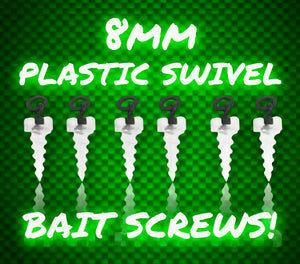 Plastic Swivel Bait Screws.(8mm)