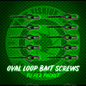 Oval Loop Bait Screws.(12mm)