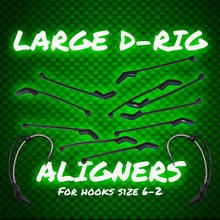 Load image into Gallery viewer, Large D Rig Kickers.Black D-Rig Aligners