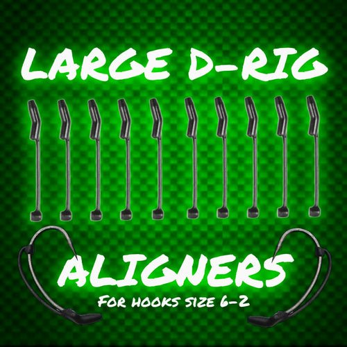 Large D Rig Kickers.Black D-Rig Aligners