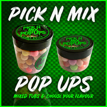 Load image into Gallery viewer, Carp Fishing Pop-Up Boilies – Proven Flavours &amp; Sizes! Maximize your catch with high-buoyancy, fish-attracting boilies. Choose from multiple flavours and two tub sizes. Perfect for all rigs and conditions. Get yours now and catch more carp with ease!