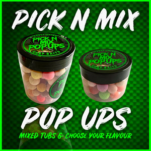 Carp Fishing Pop-Up Boilies – Proven Flavours & Sizes! Maximize your catch with high-buoyancy, fish-attracting boilies. Choose from multiple flavours and two tub sizes. Perfect for all rigs and conditions. Get yours now and catch more carp with ease!