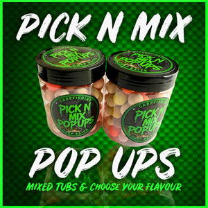 Carp Fishing Pop-Up Boilies – Proven Flavours & Sizes! Maximize your catch with high-buoyancy, fish-attracting boilies. Choose from multiple flavours and two tub sizes. Perfect for all rigs and conditions. Get yours now and catch more carp with ease!