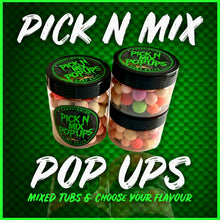 Load image into Gallery viewer, Carp Fishing Pop-Up Boilies – Proven Flavours &amp; Sizes! Maximize your catch with high-buoyancy, fish-attracting boilies. Choose from multiple flavours and two tub sizes. Perfect for all rigs and conditions. Get yours now and catch more carp with ease!