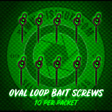 Load image into Gallery viewer, Oval Loop Bait Screws.(12mm)